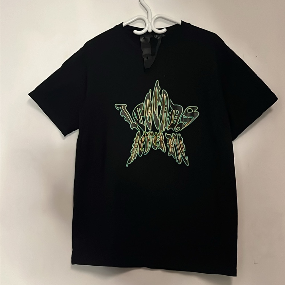 VLONE JUICE WRLD Legends Never Die T-Shirt 999  Shortsleeve Tee Black Si…